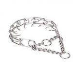 "Anti-Aggressor" Stainless Steel Pinch Prong Collar for Medium and Large Dogs - 1/8 inch (3.25 mm) link diameter