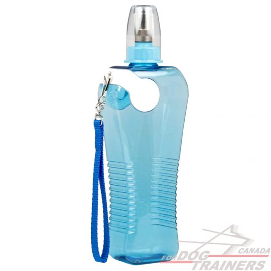 Anti thirst Plastic Dog Water Bottle with Nylon Handle