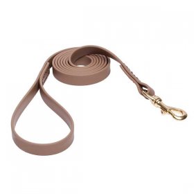 Khaki Waterproof dog Leash Made of Biothane