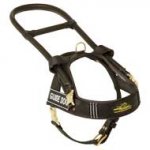High Class Guide Leather Dog Harness With Long Handle