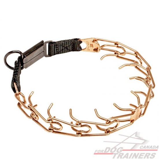Canine Pinch Prong Collar Made of Curogan - 3.25 mm