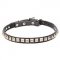 Gorgeous 'King Studs' Leather Dog Collar