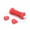 Red Training Dental Dog Toy With Handles