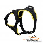 Perfect Fit Black Nylon Harness for Safe and Comfortable Walking