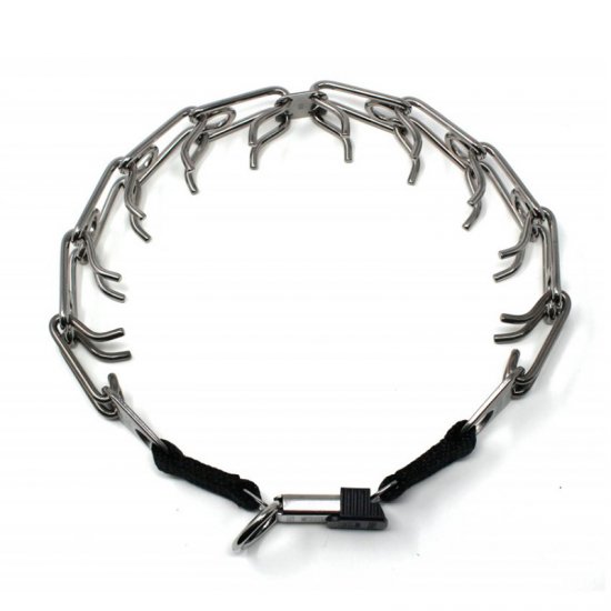 Herm Sprenger Stainless Steel Prong Collar with Quick Release Buckle (4 mm x 25 inches)