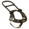 High Class Guide Leather Dog Harness With Long Handle