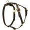 Light Weight Adjustable Leather Dog Harness for Tracking