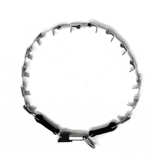 Herm Sprenger Stainless Steel Neck Tech Collar with Buckle - 24 inches (60 cm) long