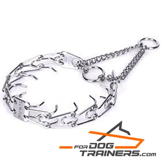 Herm Sprenger Chrome-plated Dog Pinch Prong Collar