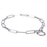 Chrome Fur Saver Dog Collar with 1/10 inch (3 mm) Wire Gauge