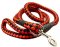 5 foot Round Nylon Leash With Brass Snap for Cane Corso