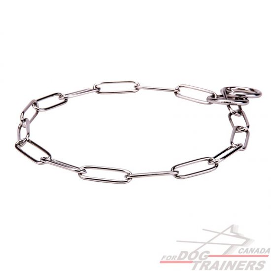 Fur Saver Dog Collar 1/9 inch (3.00 mm) link diameter