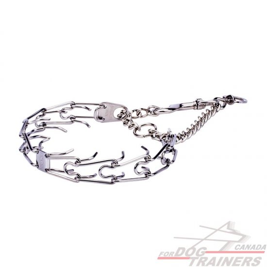 Stainless Steel Dog Pinch Collar with 1/8 inch (3.2 mm) Prong Diameter - Click Image to Close