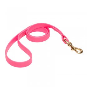 Pink Waterproof dog Leash Made of Biothane