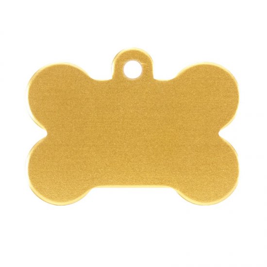 Bone Shaped Personalized Engraving ID tag