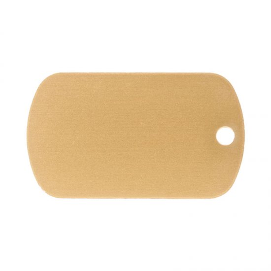 Rectangle Shaped Personalized Engraving ID tag