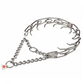 Stainless Steel Pinch Prong Collar with Center-Plate and Assembly Chain (2.25 mm x 16 inches) Herm Sprenger