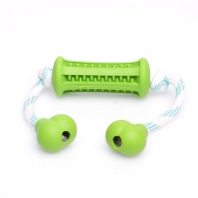Olive High-Quality Rubber Training Dental Toy With Handles (Small 1.3” x 3.5” (3.5 cm x 9 cm))