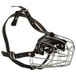 Adjustable Wire Basket Dog Muzzle for Training and Walking