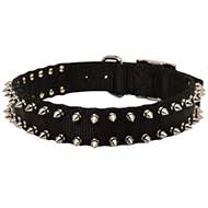 Water resistant Nylon Dog Collar With Spikes