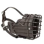 Wire Basket Dog Muzzle for Winter Walking or Training