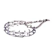 Stainless Steel Dog Pinch Collar with 1/8 inch (3.2 mm) Prong Diameter