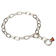 Herm Sprenger Stainless Steel Fur Saver Choke Dog Collar