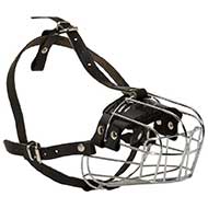 Adjustable Wire Basket Dog Muzzle for Training and Walking
