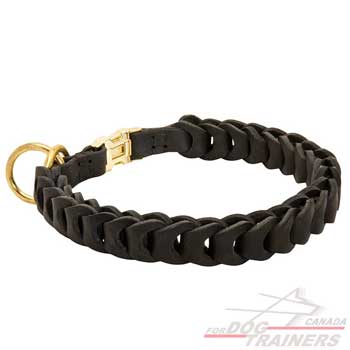 Efficient Leather Choke Collar