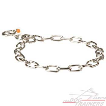Stainless Steel Fur Saver Choke Collar for Dog Training