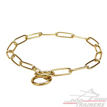 Fur Saver Choke Chain Made of Brass