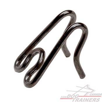 Additional link for pinch collar of black steel  