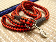 Cord nylon dog leash for large dogs-dog lead for walking/trainin
