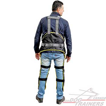 Apron-Jumpsuit for Dog Training  with Velcros