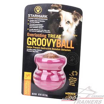 Special rubber toy for food dispensing