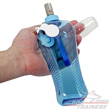 Plastic Dog Water Bottle with Nylon Handle