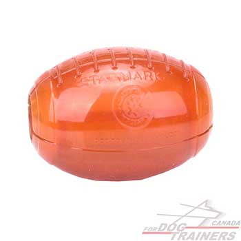 Dog ball for interactive chewing challenge