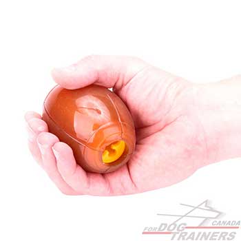 Special rubber toy for food dispensing