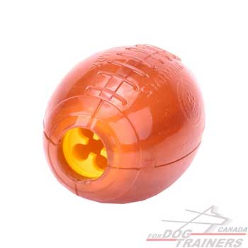 Special rubber entertaining dog toy of medium size
