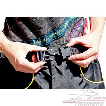 Quick Release Buckle of Easy-to-use Dog Nylon Skirt-Pouch