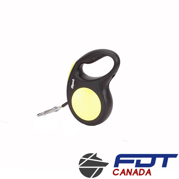 Everyday Use Total Safety Retractable Leash Neon Style