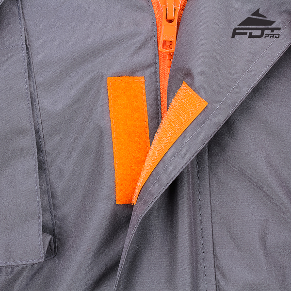 Top Rate Velcro Patches on Dog Trainer Jacket for Everyday Use