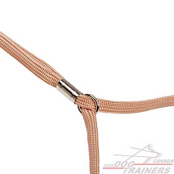  Rust-proof nickel plated fittings on dog combo leash